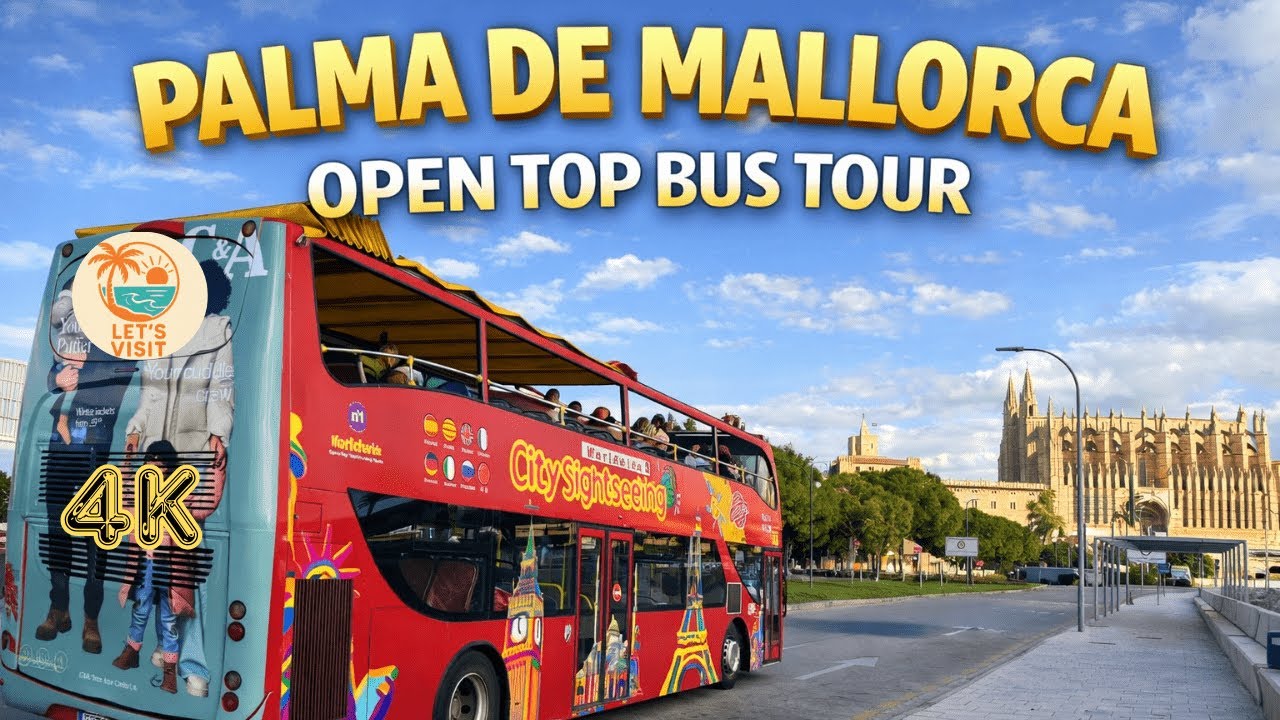 City Sightseeing Bus tour of Palma de Mallorca 🚌 🌴 #citytour