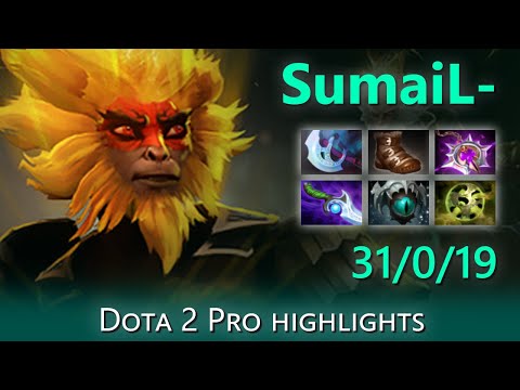 SumaiL- 31-0 Monkey King | Dota 2 Epic Pro Highlights