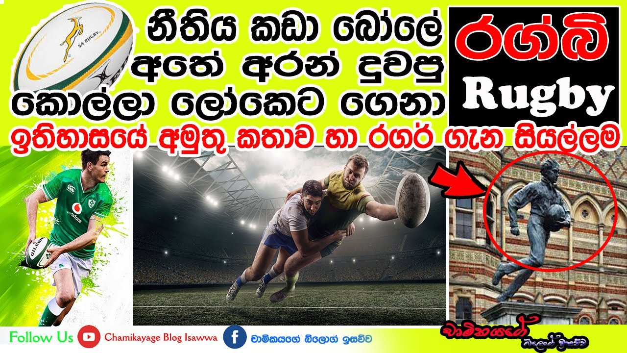 The History & all about Rugby|රගර් ක්‍රීඩා ඉතිහාසය හා සියල්ලම|Explained|Sinhala චාමිකයගේ වැඩක්..