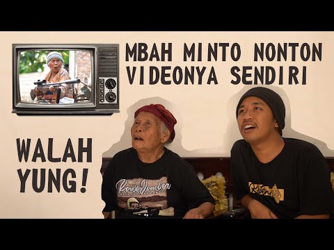REAKSI Mbah Minto Nonton Videonya Sendiri - Ucup Klaten
