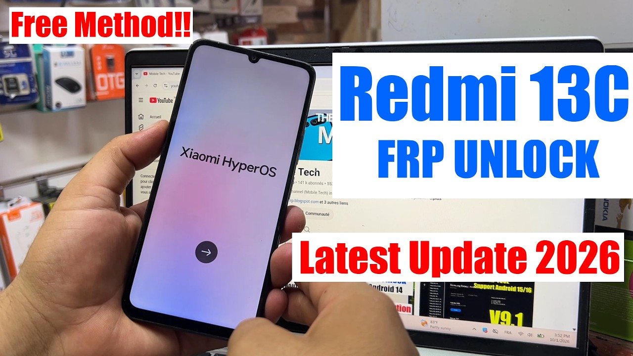 Redmi 13C FRP Bypass Android 15 2026 | Remove Google Account redmi 13C | Redmi 13C FRP Unlock