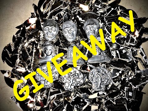 Hard Drive Melt Giveaway - Aluminum Skull, Buddha, Tree Of Love - The Growing Stack