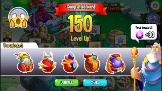 Dragon City - Reach Level 150 MAX [Congratulation from Deus] 😱