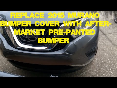 2015 Nissan Murano front bumper cover replacement