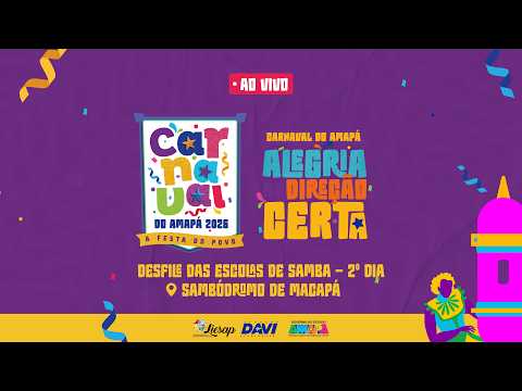Carnaval do Amapá 2026 | A festa do povo | 2º Noite 14/02/2026