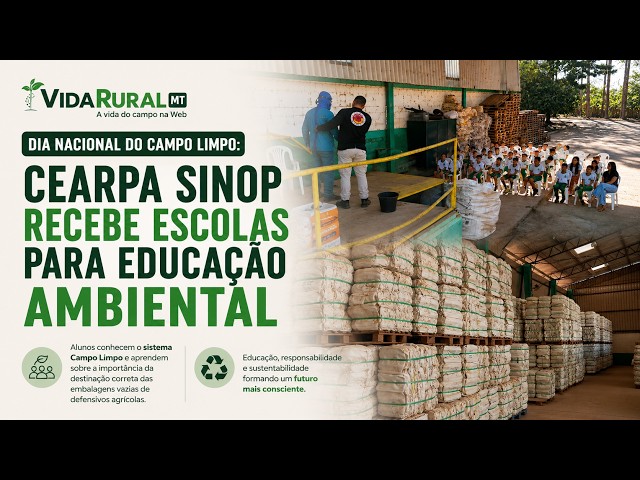 CEARPA SINOP RECEBE ESCOLAS PARA EDUCAÇÃO AMBIENTAL