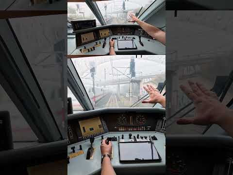 Überholung mit 250 km/h im Nebel  #führerstandsmitfahrt #cabview