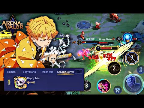 Gameplay TOP 1 SERVER MURAD ARENA OF VALOR