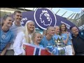 Manchester City players celebrating with their family | Ed sheeran perfect