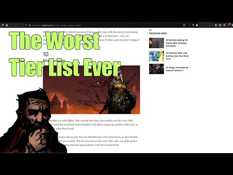 The Worst Tier List I Have Ever Seen - Darkest Dungeon