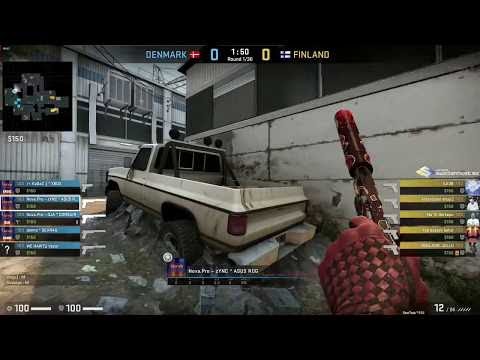 Pro Gaming - CS:GO, KoN Finland vs KoN Denmark, Map 1 - Cache (21st of September 2018), King of N...