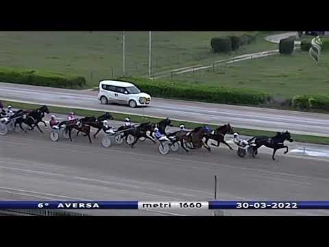 Aversa trotto 30 Marzo 2022 - 6° Corsa