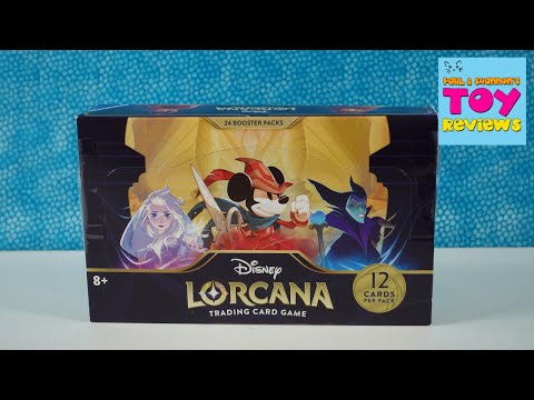 Disney Lorcana Trading Card Game Booster Box Opening | PSToyReviews