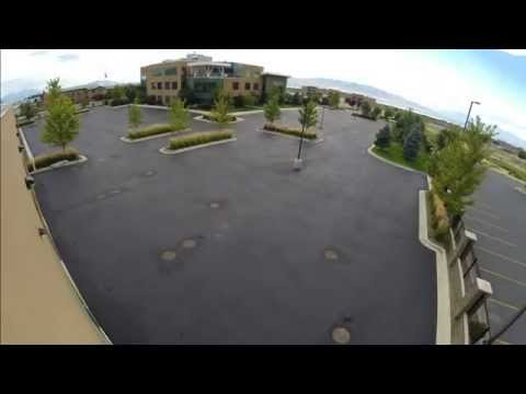 Cracksealing, Seal Coating, and Striping Timelapse