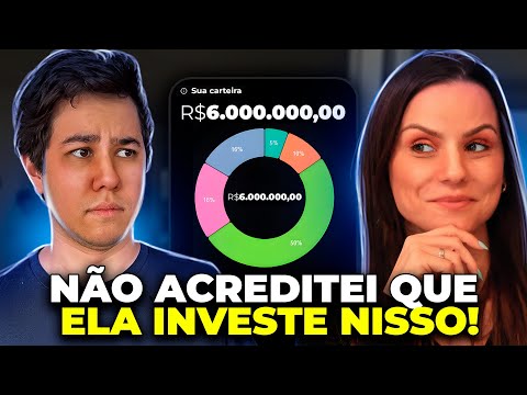 Reacting to Carol Dias' investment portfolio! Over 6 million reais.