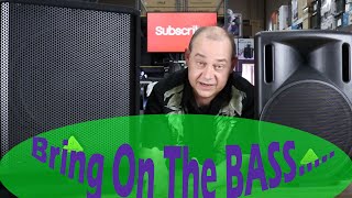 Video thumbnail for Bring On the BASS with the Behringer B212D 550W Powered Speaker Plus EUROLIVE VQ1500D 500w Subwoofer by expert island
