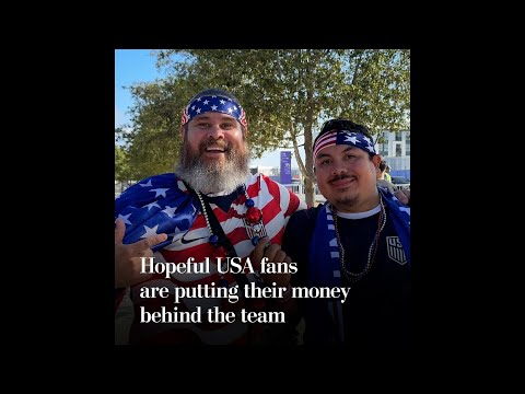 Hopeful USA fans are putting their money behind the team