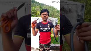 Is it possible to unlock the bicycle lock with the scissors?🙄|malayalam|#shorts #bjvlog