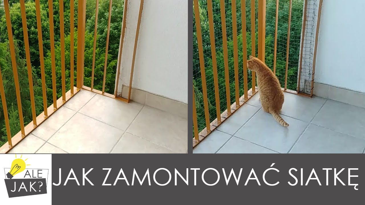 Jak zamontować siatkę na balkonie | alejaktozrobic