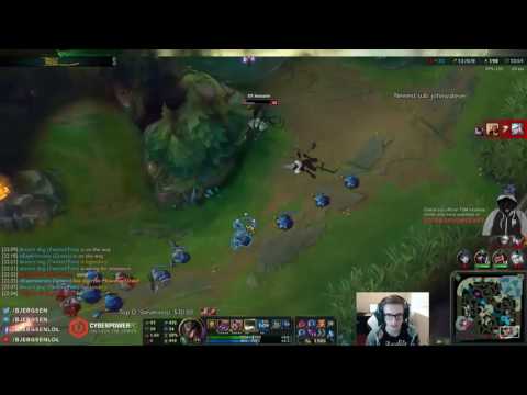 Jensen jukes the sh_t out of Bjergsen and Meteos