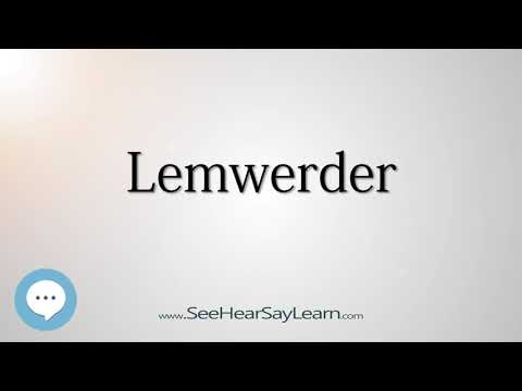 Lemwerder (How to Pronounce Cities of the World)💬⭐🌍✅