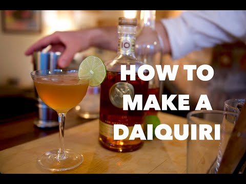 How to Make A Daiquiri - Classic Cocktails at Home