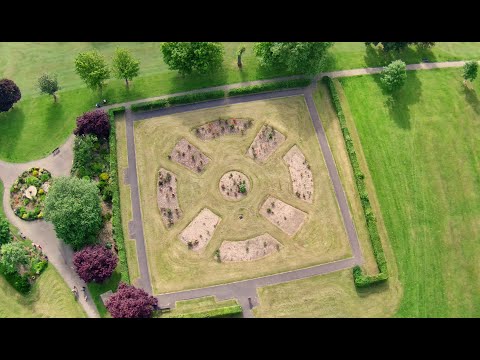 Aerial Drone Video at Purston Park, Featherstone