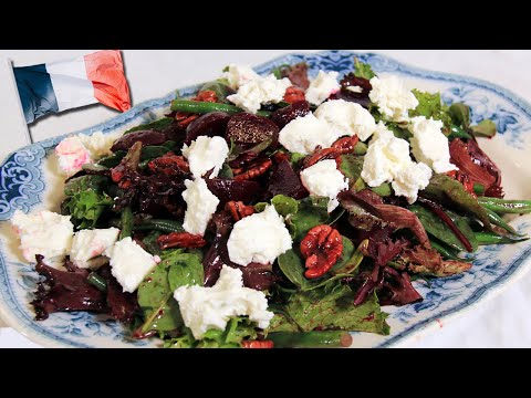 A Delicious & Easy French Salad! Beetroot, Candied Pecans & Goats Cheese!
