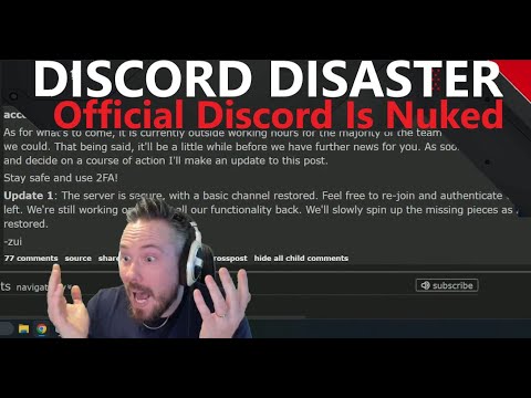 Discord Disaster - Official Discord Is Nuked