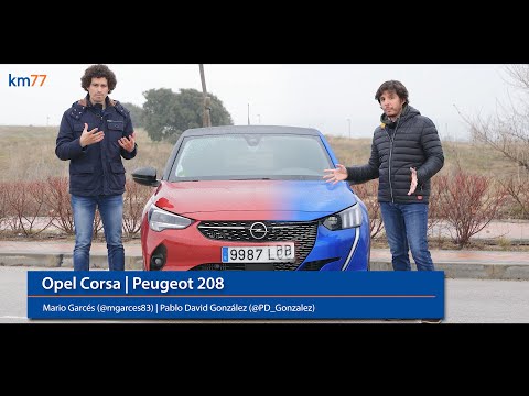 Opel Corsa (2020) y Peugeot 208 (2020). Comparativa | km77.com