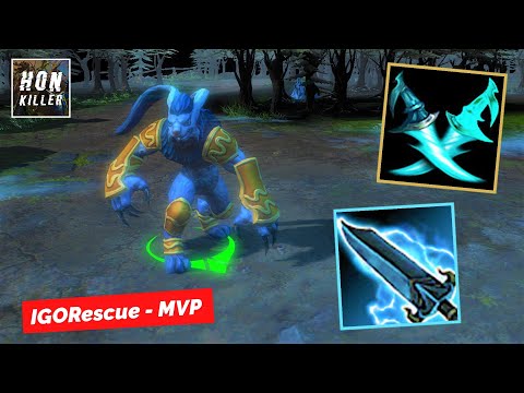HoN Night Hound TWIN BLADES with NULLFIRE BLADE - MVP