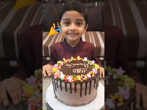 Happy Birthday Huzaifa | #shorts by COOKING PEARLS
