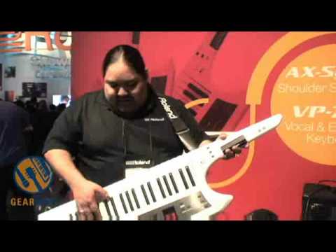 Roland AX-Synth -- Don't Call It A Keytar -- Introduced At Winter NAMM 2009