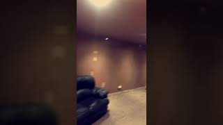 Front room fully plastered (after)