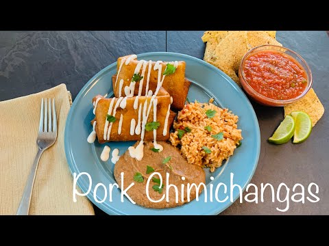 Pork Chimichangas