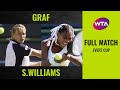 Stefanie Graf Vs Serena Williams Full Match 1999 Evert Cup Final