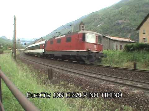 Gotthard 2007 May Vol 1 EC IC IR Re4/4 Re6/6 Re460 Cisalpino Cargo