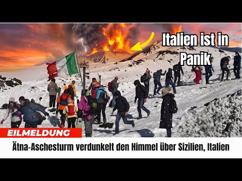 Ätna-Aschesturm verdunkelt den Himmel über Sizilien, Italien – Experten warnen vor stiller Gefahr