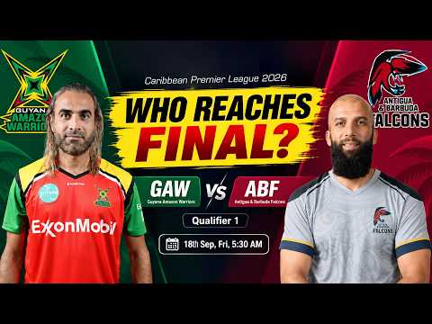 CPL 2026 Qualifier 1 PREDICTION, Guyana Amazon Warriors vs Antigua Falcons, WHO WILL WIN?