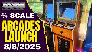 3/4 Scale Home Arcade Cabinets Launch 8/8/25 from G.I. Joel Gaming Cabinets!
