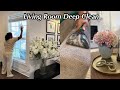SPRING CLEAN WITH ME Deep Cleaning Decorating My Living Room