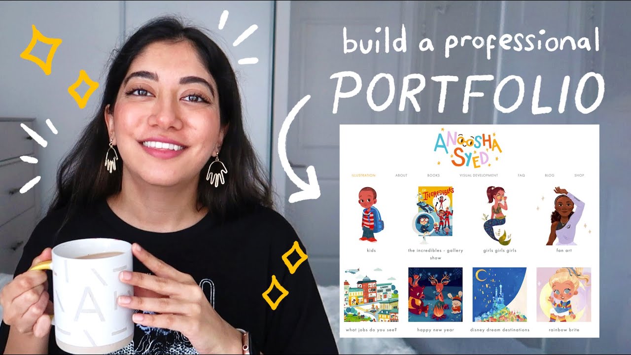 ✸ How to make a PORTFOLIO WEBSITE for your ART✸  - Tips and Tricks From a Professional Illustrator