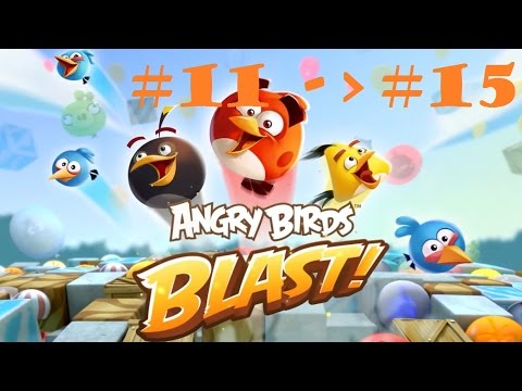 Angry Birds Blast Level 11-15 Gameplay Walkthrough