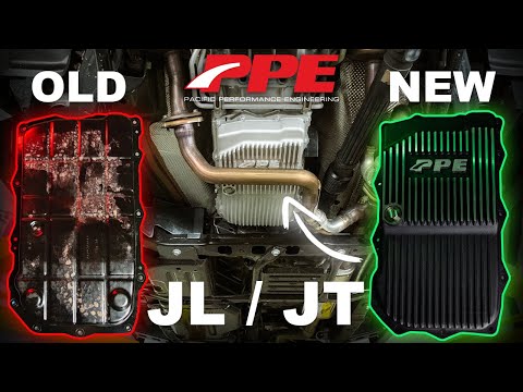 Upgrade your Jeep Transmission Pan - PPE Transmission Pan