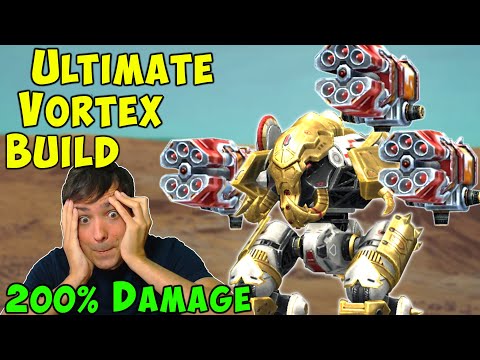 Best VORTEX Build: RAVANA Overdrive 200% Damage War Robots Gameplay WR