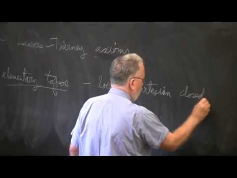 André Joyal. Geometric aspects of topos theory in relation with logical doctrines