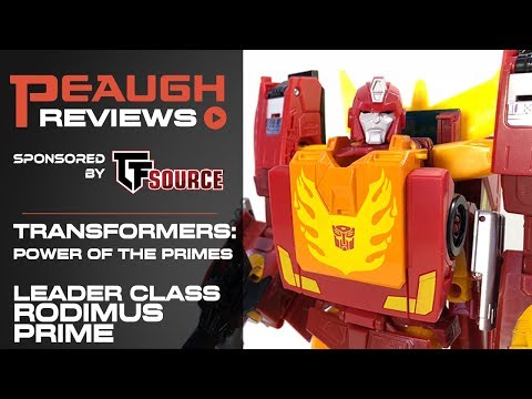 Video Review: Transformers: Power of the Primes - Leader Class RODIMUS PRIME