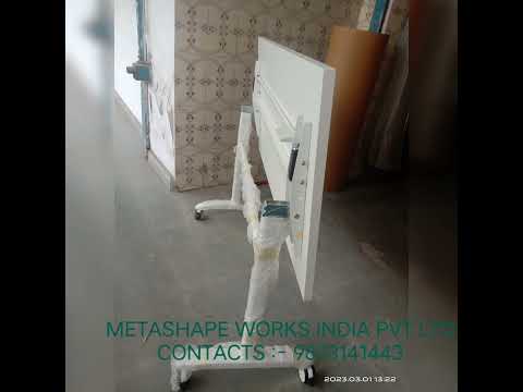 Metal executive office table, with storage