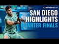 Rublev & Shapovalov In Action; Dimitrov Takes On Karatsev | San Diego 2021 Quarter Final Highlights