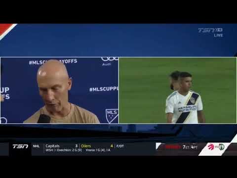 Bob bradley telling ESPN reporter to get lost after being asked about Carlos Vela in big games